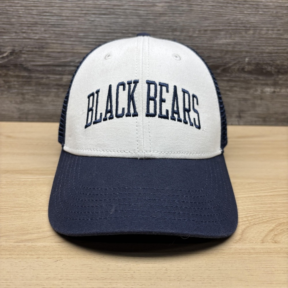 Black Bears Legacy Hat Cap Snap Back Mens One Size Blue Mesh Trucker Baseball